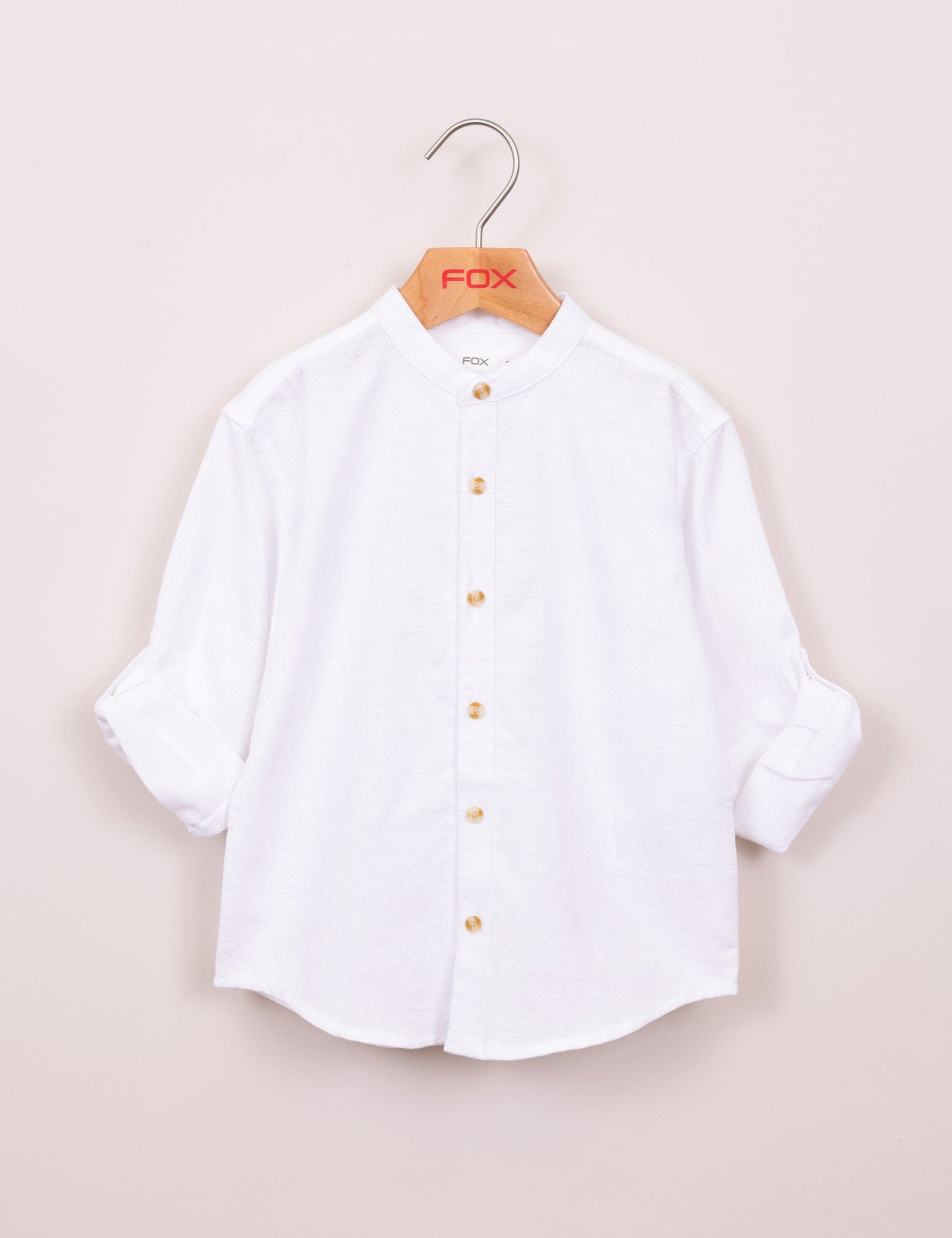 FOX תינוקות בנים חולצה חולצת מכופתרת חולצת מכופתרת