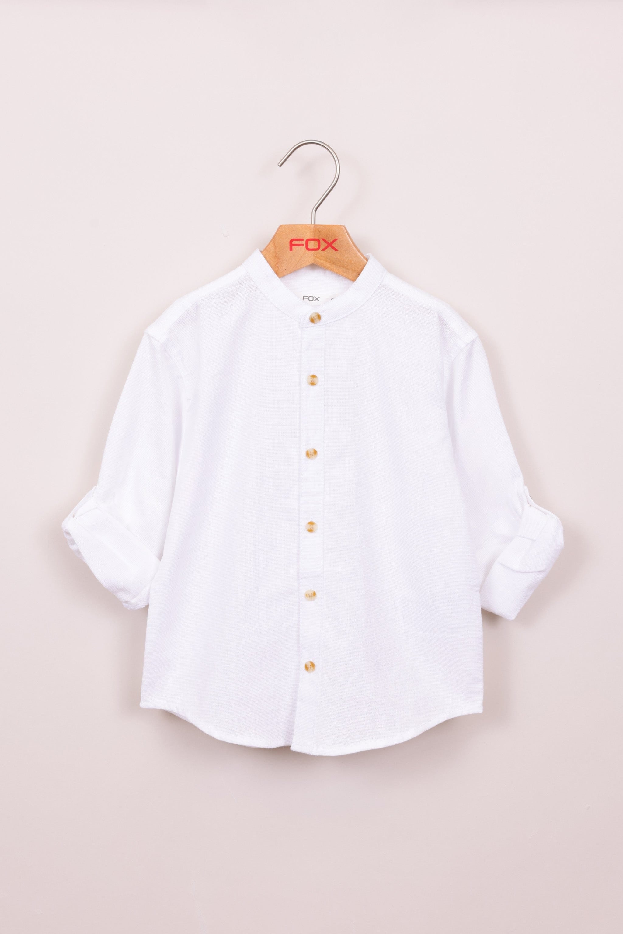 FOX תינוקות בנים חולצה חולצת מכופתרת חולצת מכופתרת