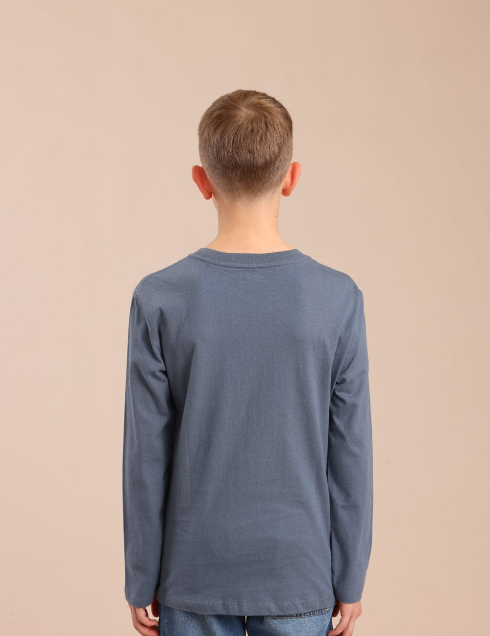 FOX בנים חולצה טישרט בייסיק צווארון עגול טישרט בייסיק צווארון עגול