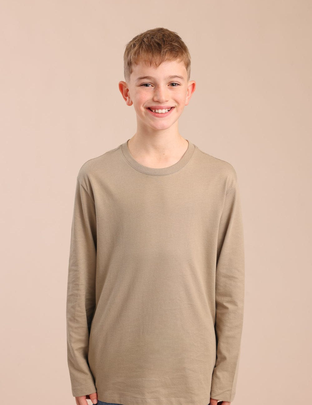 FOX בנים חולצה טישרט בייסיק צווארון עגול טישרט בייסיק צווארון עגול