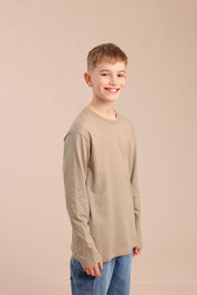 FOX בנים חולצה טישרט בייסיק צווארון עגול טישרט בייסיק צווארון עגול