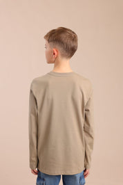 FOX בנים חולצה טישרט בייסיק צווארון עגול טישרט בייסיק צווארון עגול