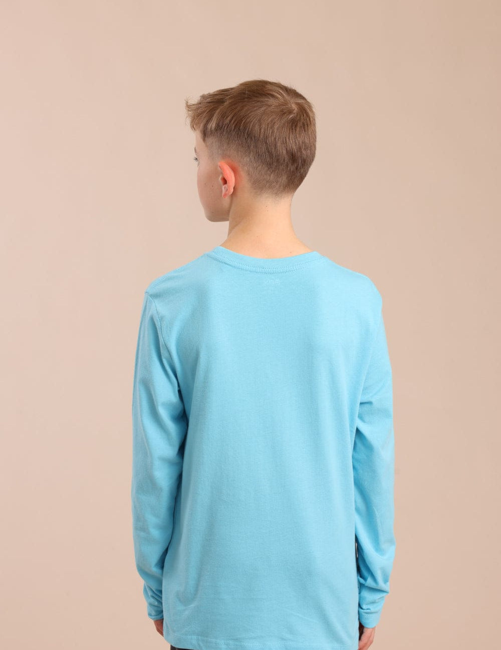 FOX בנים חולצה חולצת בייסיק צווארון V חולצת בייסיק צווארון V