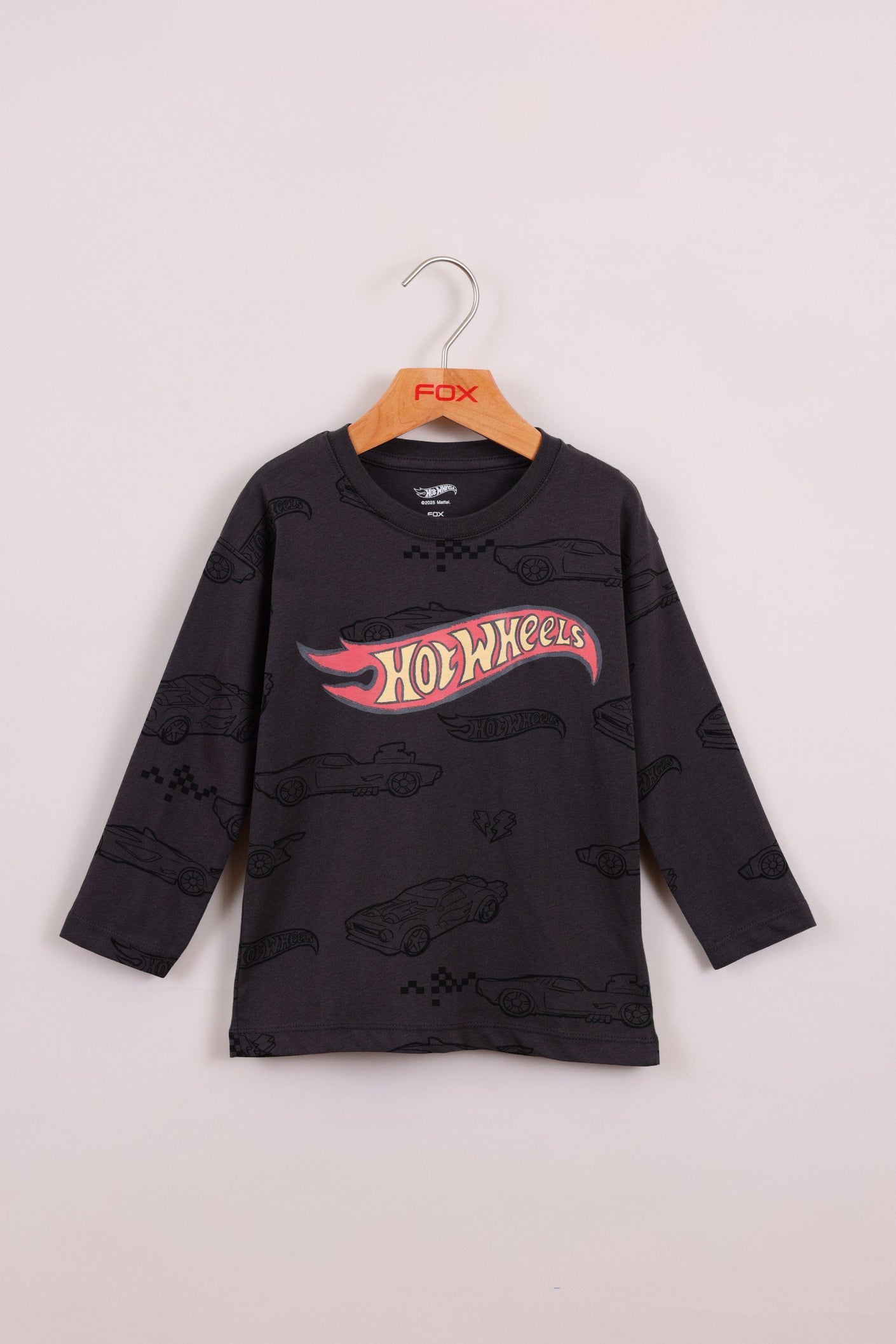 FOX FOX חולצה חולצה ממותגת WHELLS HOT חולצה ממותגת WHELLS HOT