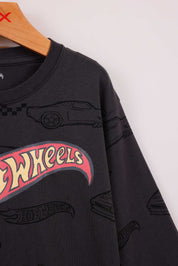 FOX FOX חולצה חולצה ממותגת WHELLS HOT חולצה ממותגת WHELLS HOT