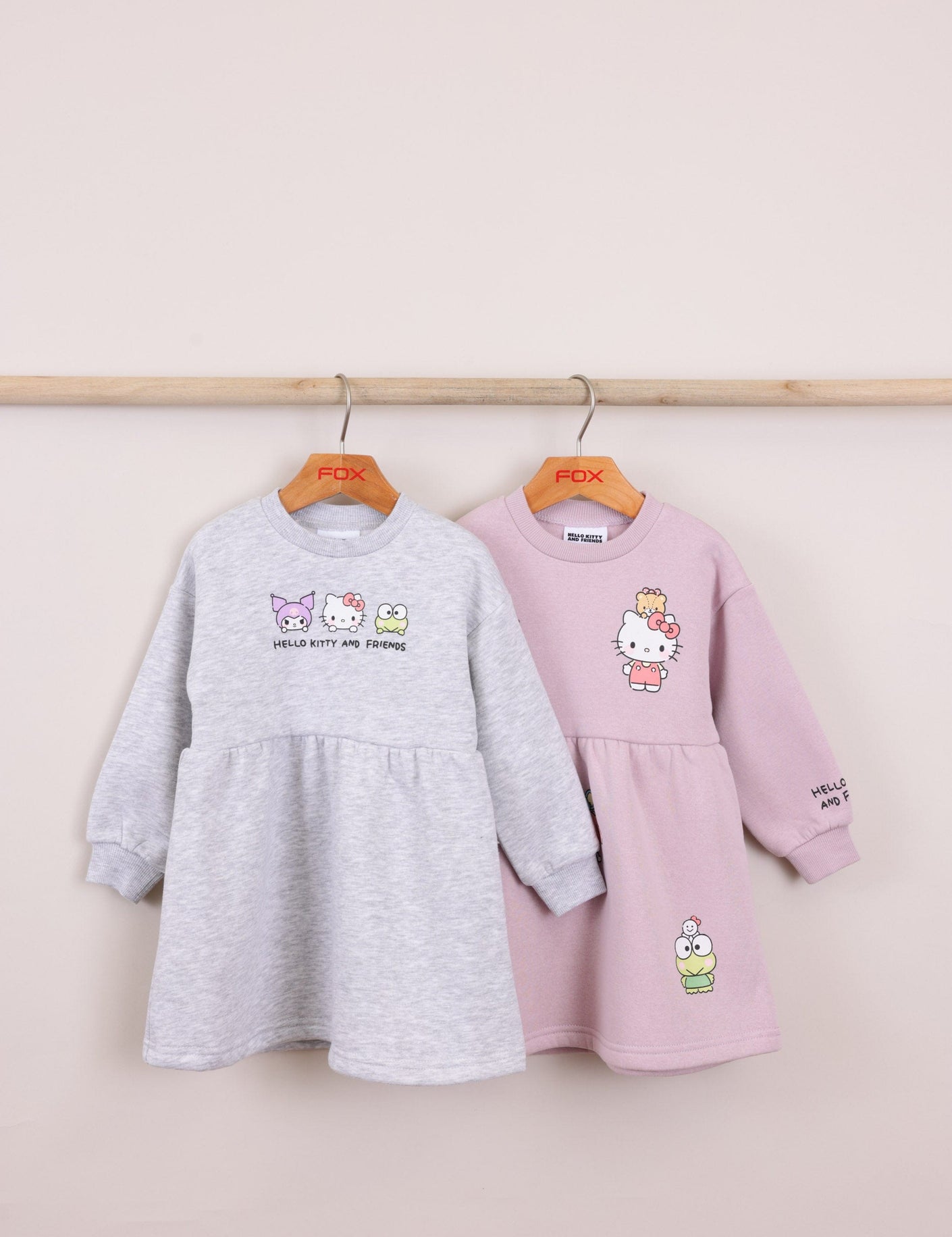 FOX תינוקות בנות אחר מארז 2 שמלות פוטר הלו קיטי מארז 2 שמלות פוטר הלו קיטי