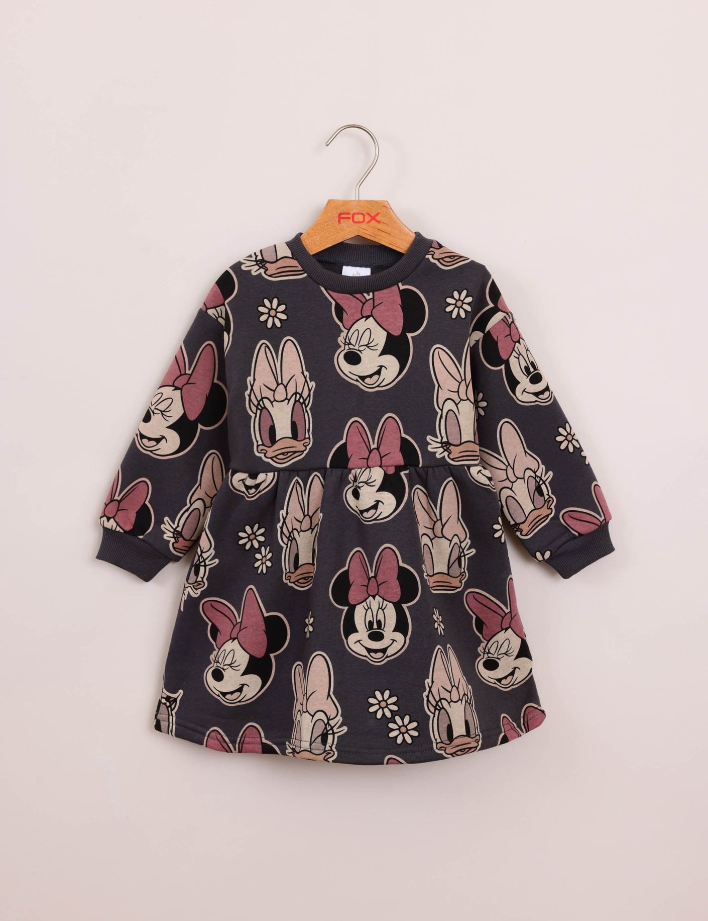 FOX תינוקות בנות אחר שמלה ממותגת מיני מאוס שמלה ממותגת מיני מאוס
