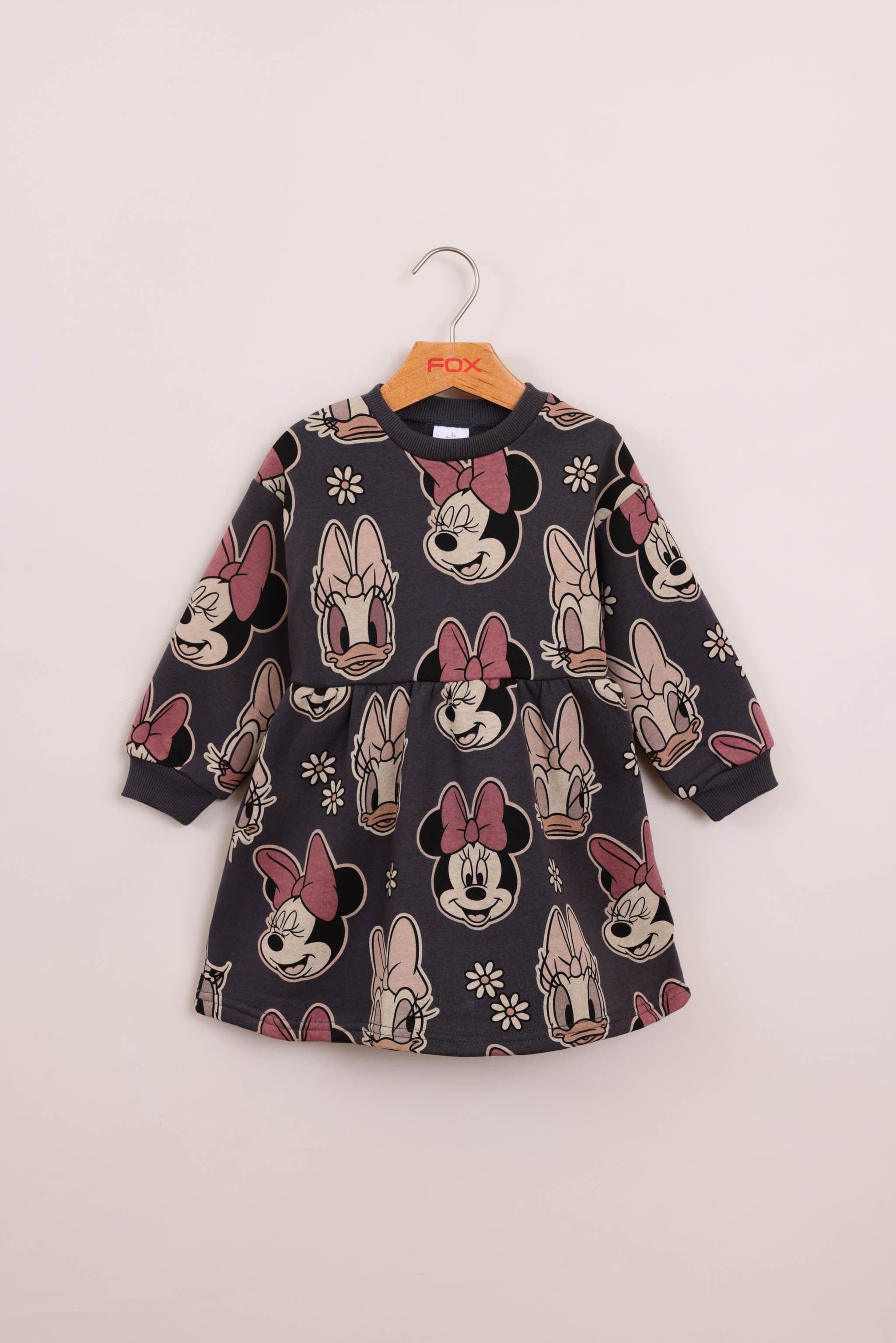 FOX תינוקות בנות אחר שמלה ממותגת מיני מאוס שמלה ממותגת מיני מאוס