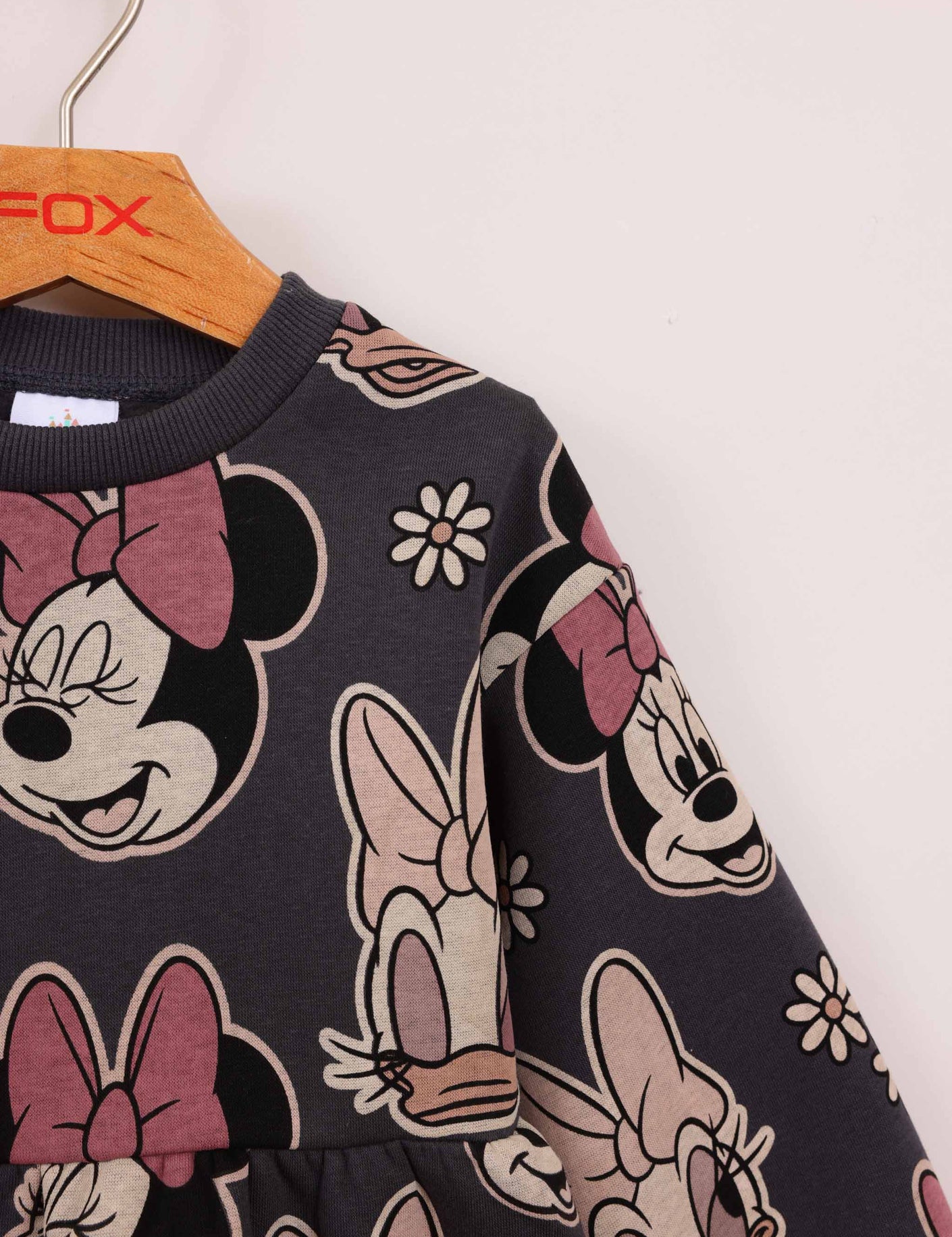 FOX תינוקות בנות אחר שמלה ממותגת מיני מאוס שמלה ממותגת מיני מאוס