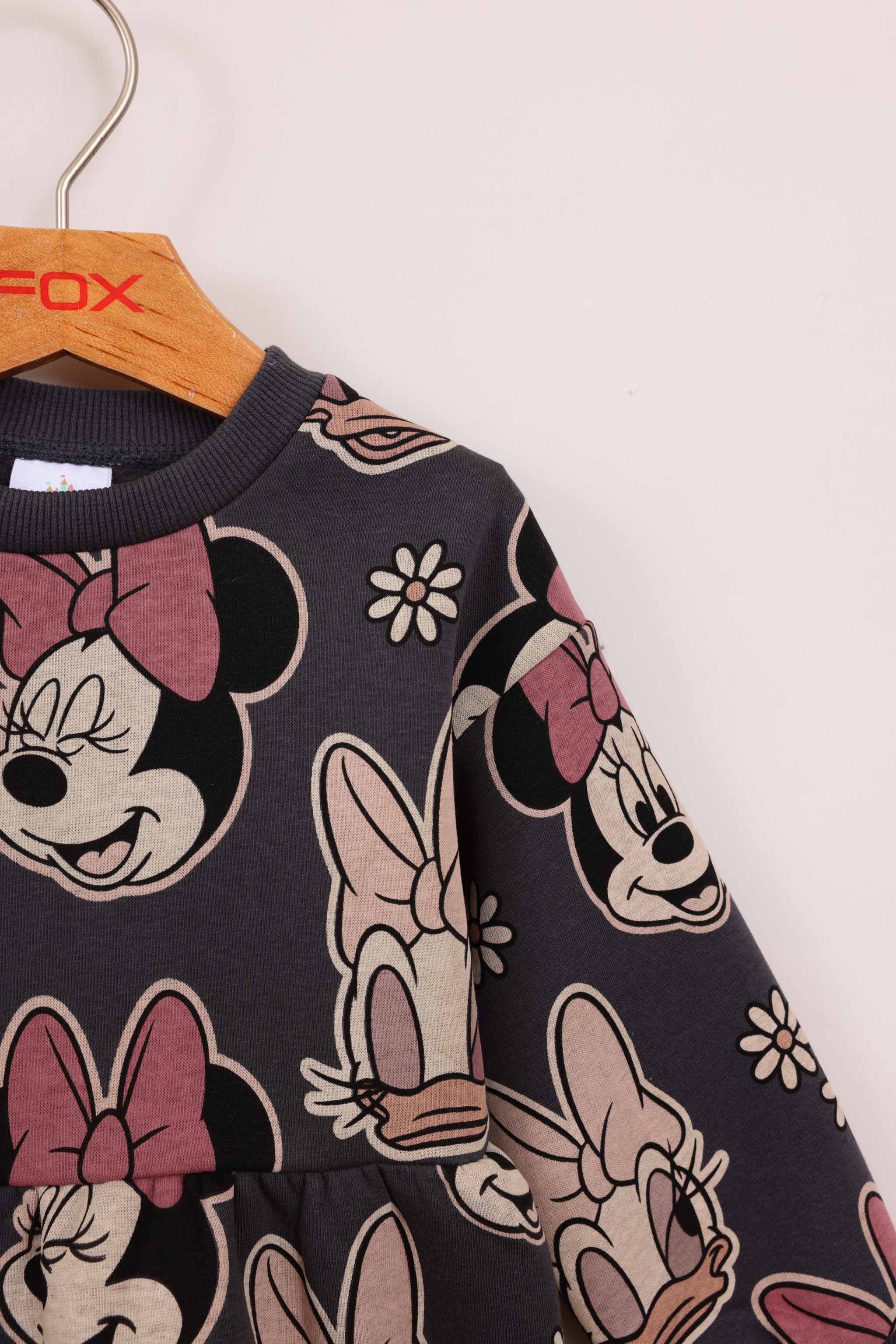 FOX תינוקות בנות אחר שמלה ממותגת מיני מאוס שמלה ממותגת מיני מאוס