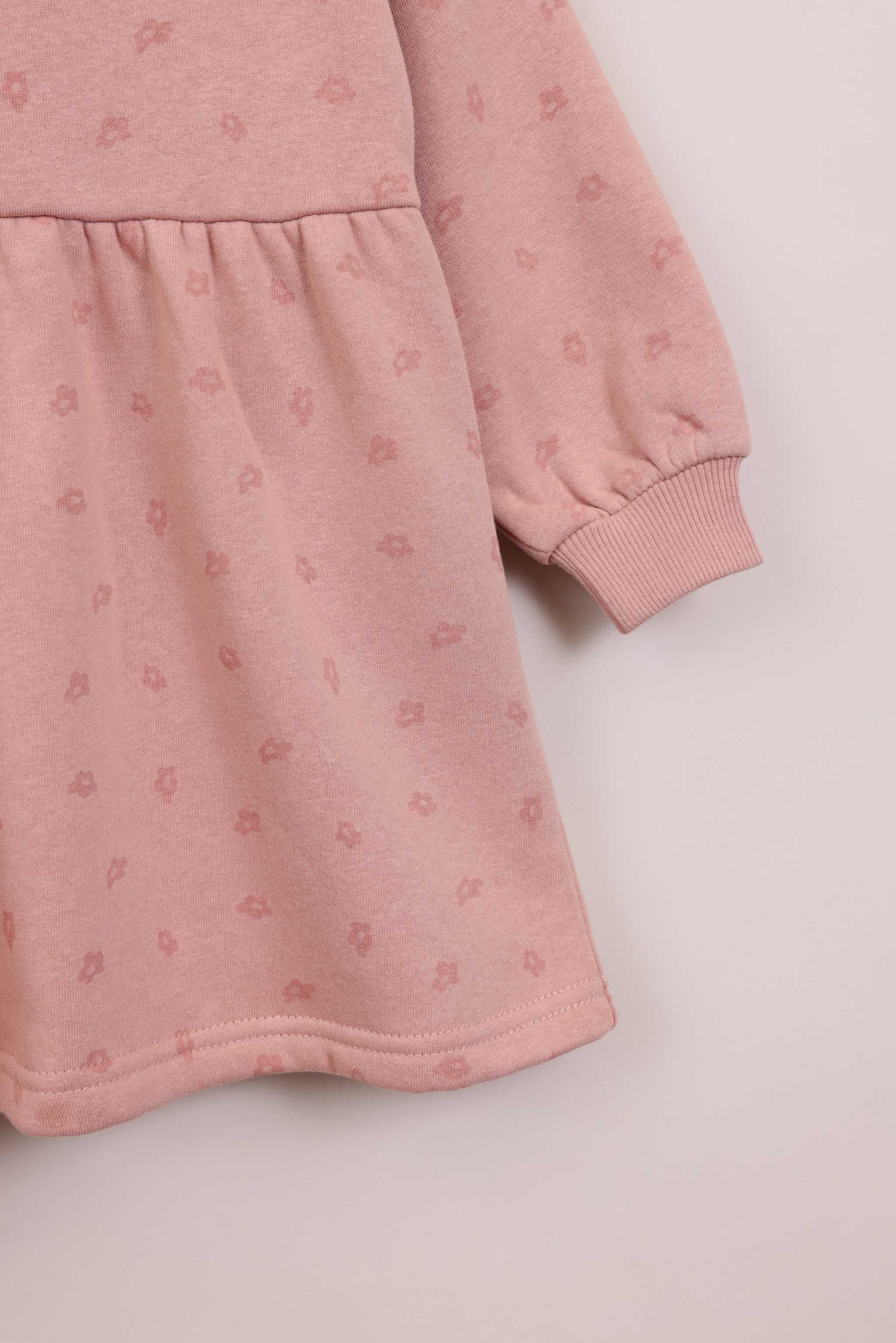 FOX תינוקות בנות אחר שמלה פוטר עם הדפס שמלה פוטר עם הדפס