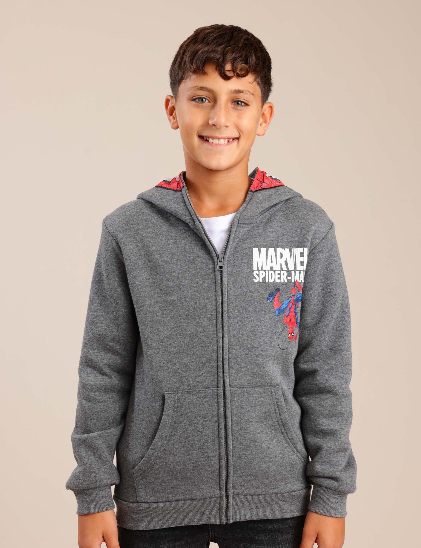 FOX FOX פוטרים פוטר קרדיגן ממותג ספיידרמן פוטר קרדיגן ממותג ספיידרמן