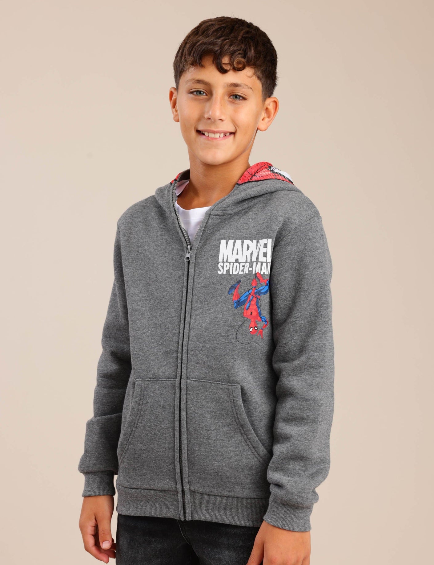 FOX FOX פוטרים פוטר קרדיגן ממותג ספיידרמן פוטר קרדיגן ממותג ספיידרמן