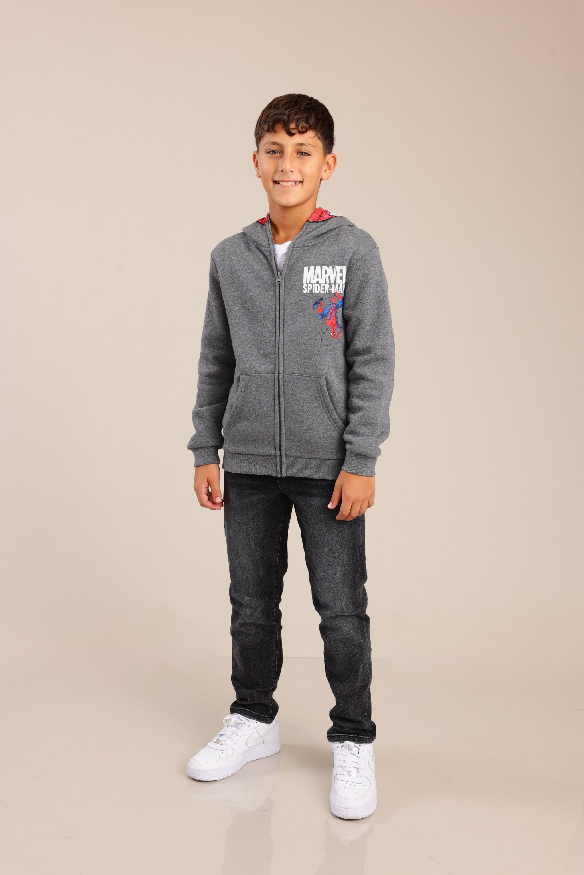 FOX FOX פוטרים פוטר קרדיגן ממותג ספיידרמן פוטר קרדיגן ממותג ספיידרמן