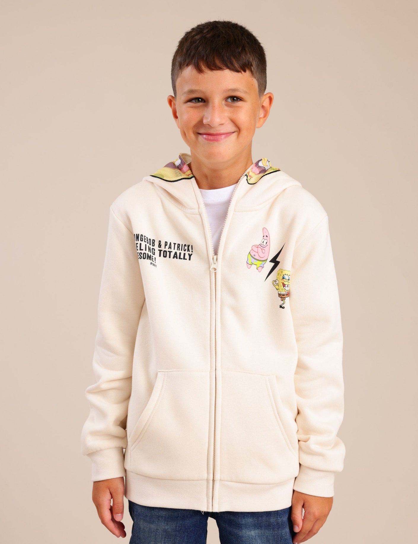 FOX FOX פוטרים פוטר קרדיגן ממותג בובספוג פוטר קרדיגן ממותג בובספוג