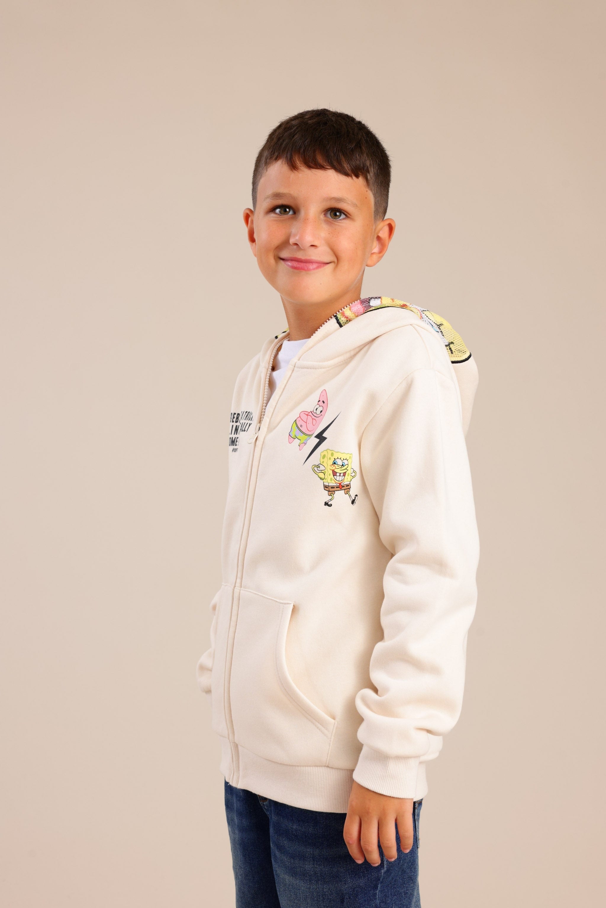 FOX FOX פוטרים פוטר קרדיגן ממותג בובספוג פוטר קרדיגן ממותג בובספוג