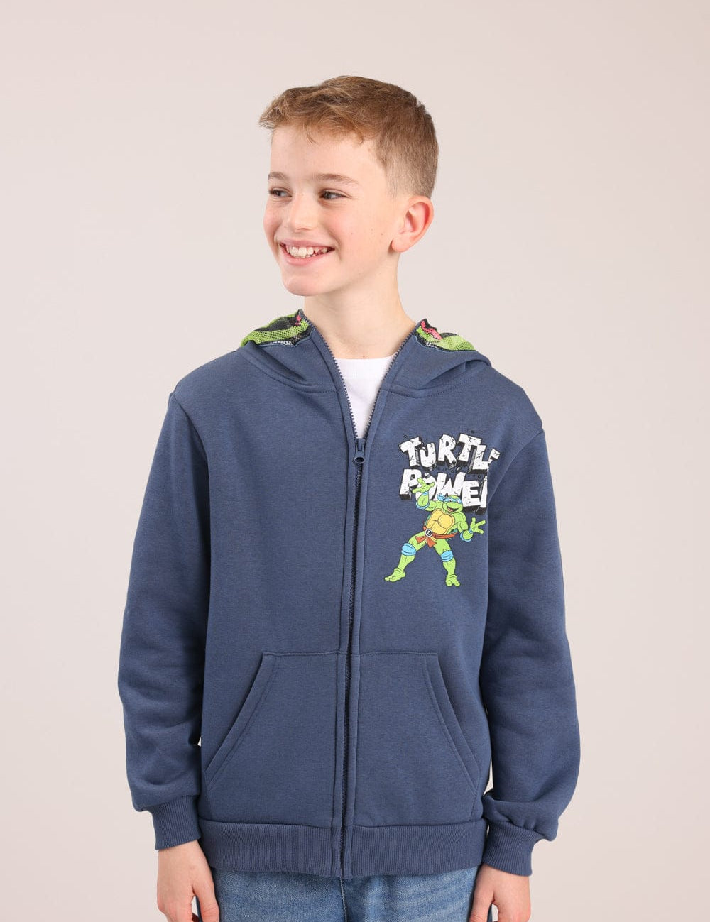 FOX בנים פוטרים פוטר קרדיגן מסיכה צבי הנינג'ה פוטר קרדיגן מסיכה צבי הנינג'ה