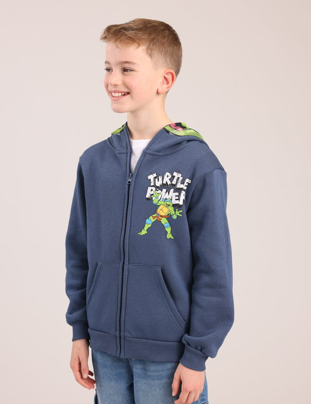 FOX בנים פוטרים פוטר קרדיגן מסיכה צבי הנינג'ה פוטר קרדיגן מסיכה צבי הנינג'ה