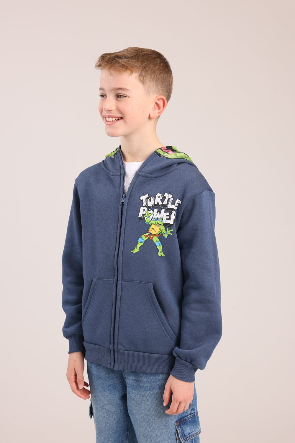 FOX בנים פוטרים פוטר קרדיגן מסיכה צבי הנינג'ה פוטר קרדיגן מסיכה צבי הנינג'ה