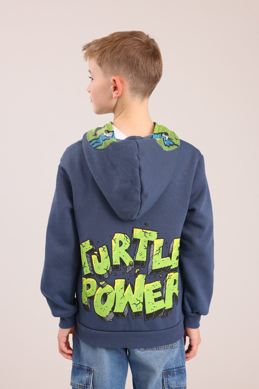 FOX בנים פוטרים פוטר קרדיגן מסיכה צבי הנינג'ה פוטר קרדיגן מסיכה צבי הנינג'ה