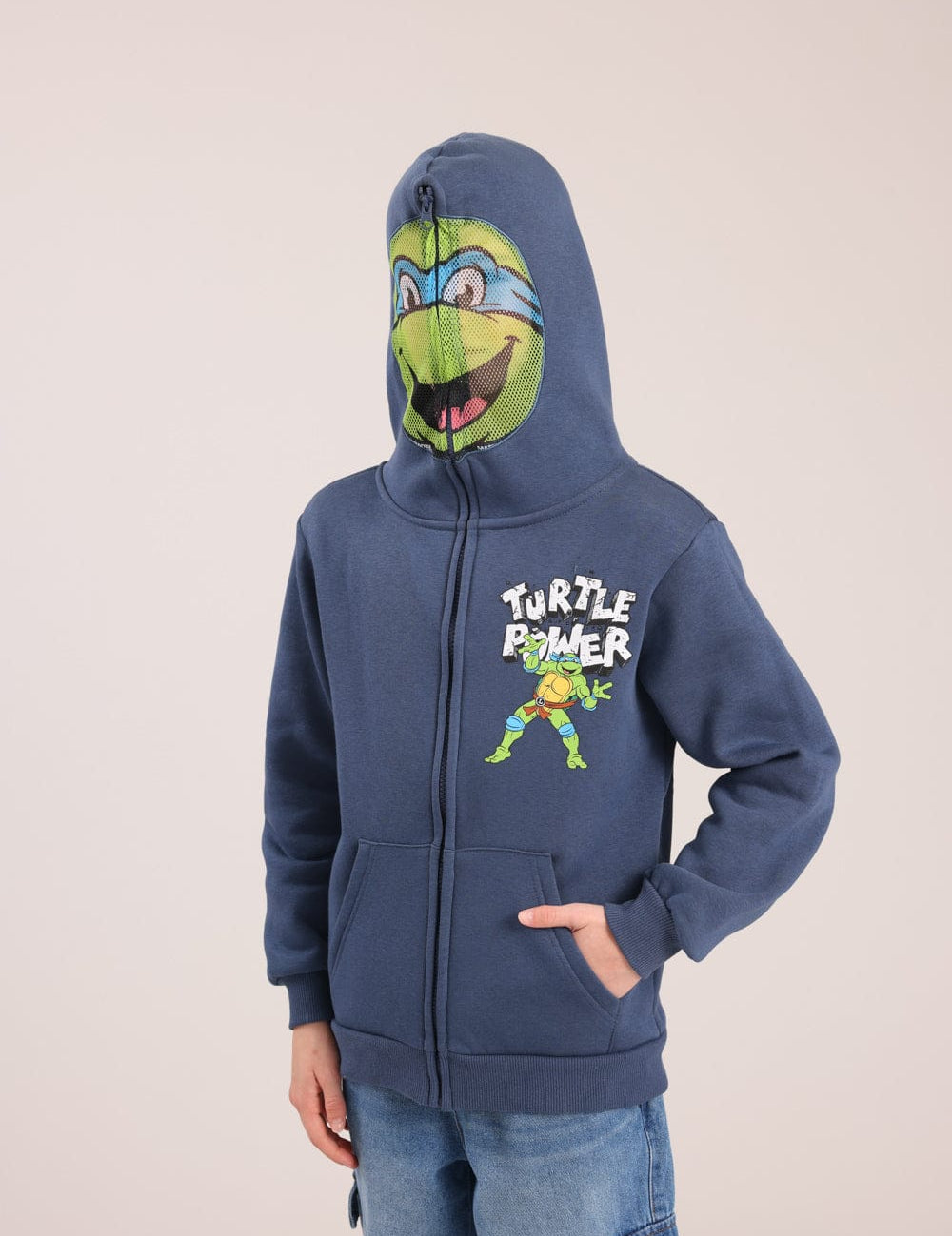 FOX בנים פוטרים פוטר קרדיגן מסיכה צבי הנינג'ה פוטר קרדיגן מסיכה צבי הנינג'ה