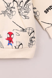FOX תינוקות בנים פוטרים קפוצ'ון בייסיק ממותג Spidey קפוצ'ון בייסיק ממותג Spidey