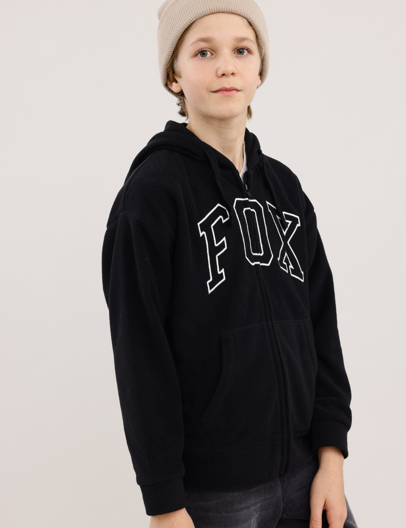 FOX בנים פליזים קפוצ'ון פליז פוקס קפוצ'ון פליז פוקס