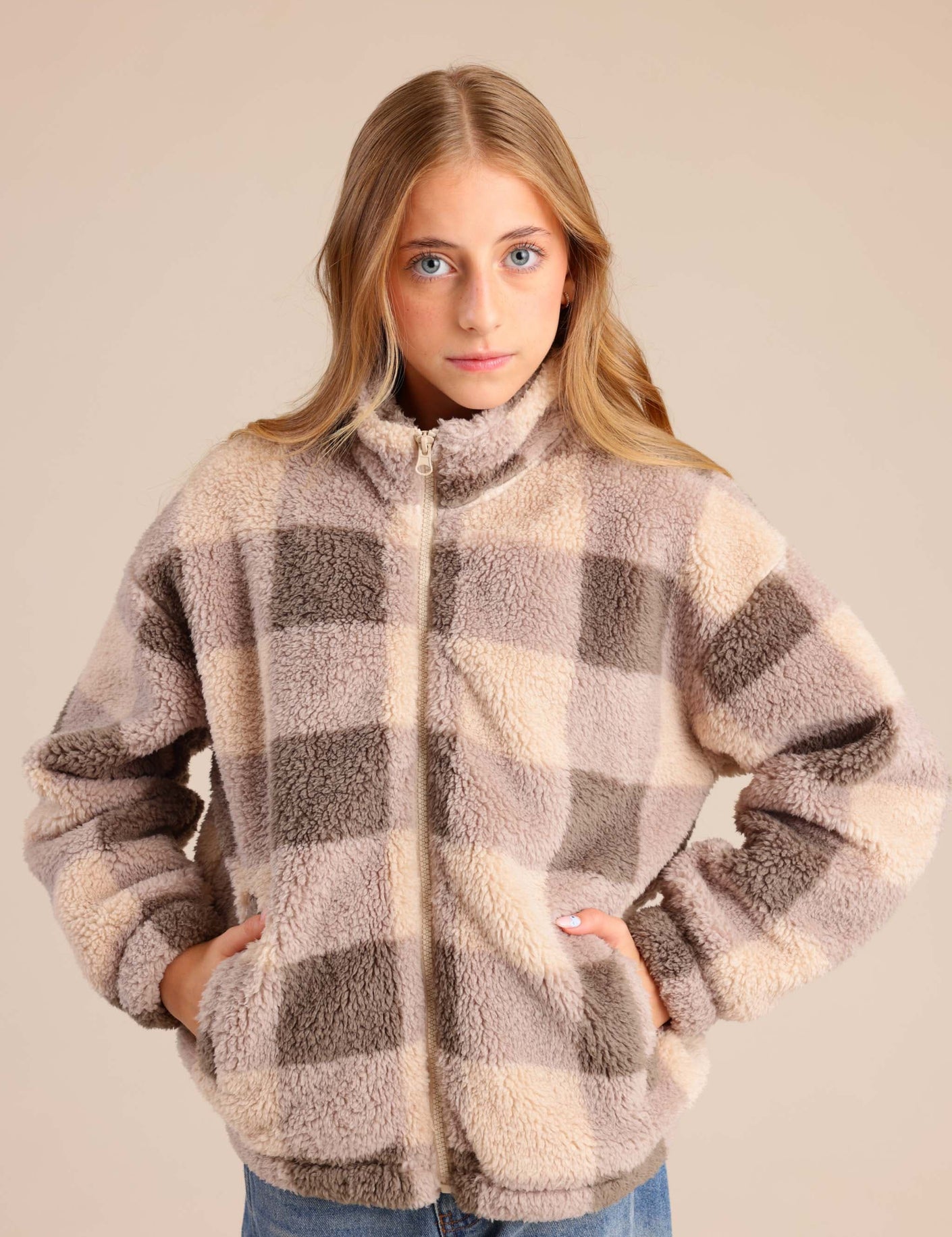 FOX בנות אחר שרלניג עם הדפס שרלניג עם הדפס