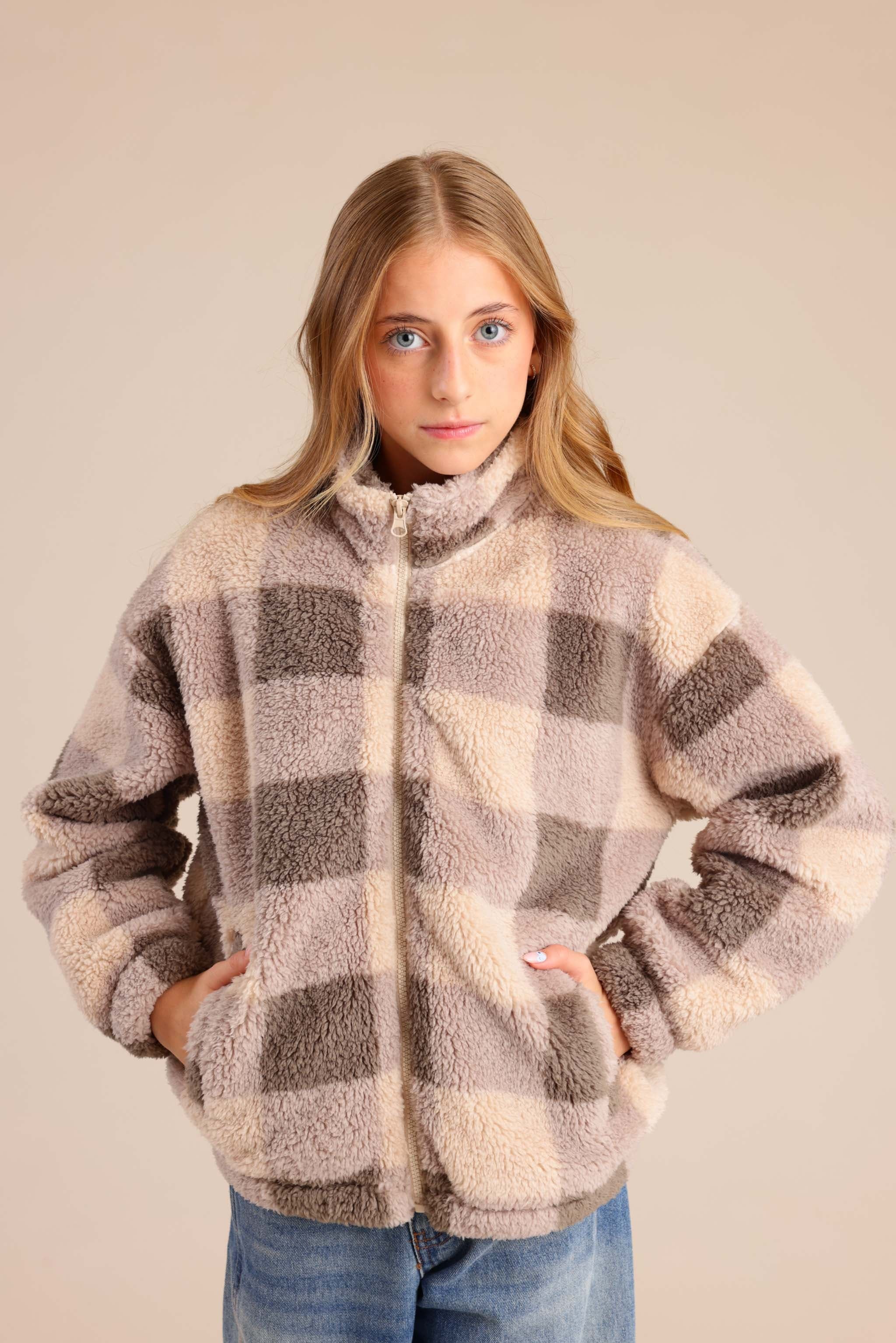 FOX בנות אחר שרלניג עם הדפס שרלניג עם הדפס