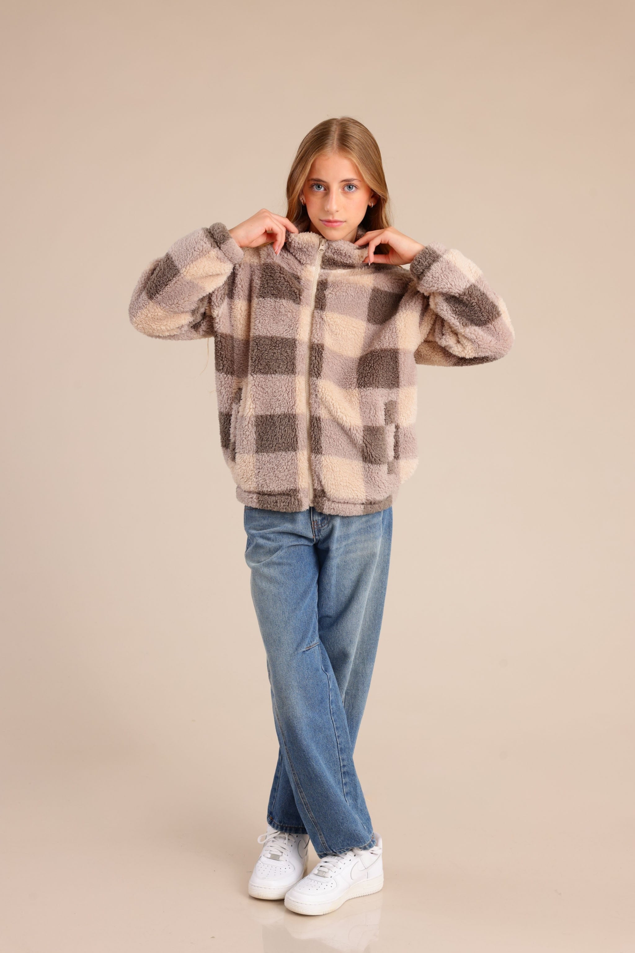 FOX בנות אחר שרלניג עם הדפס שרלניג עם הדפס