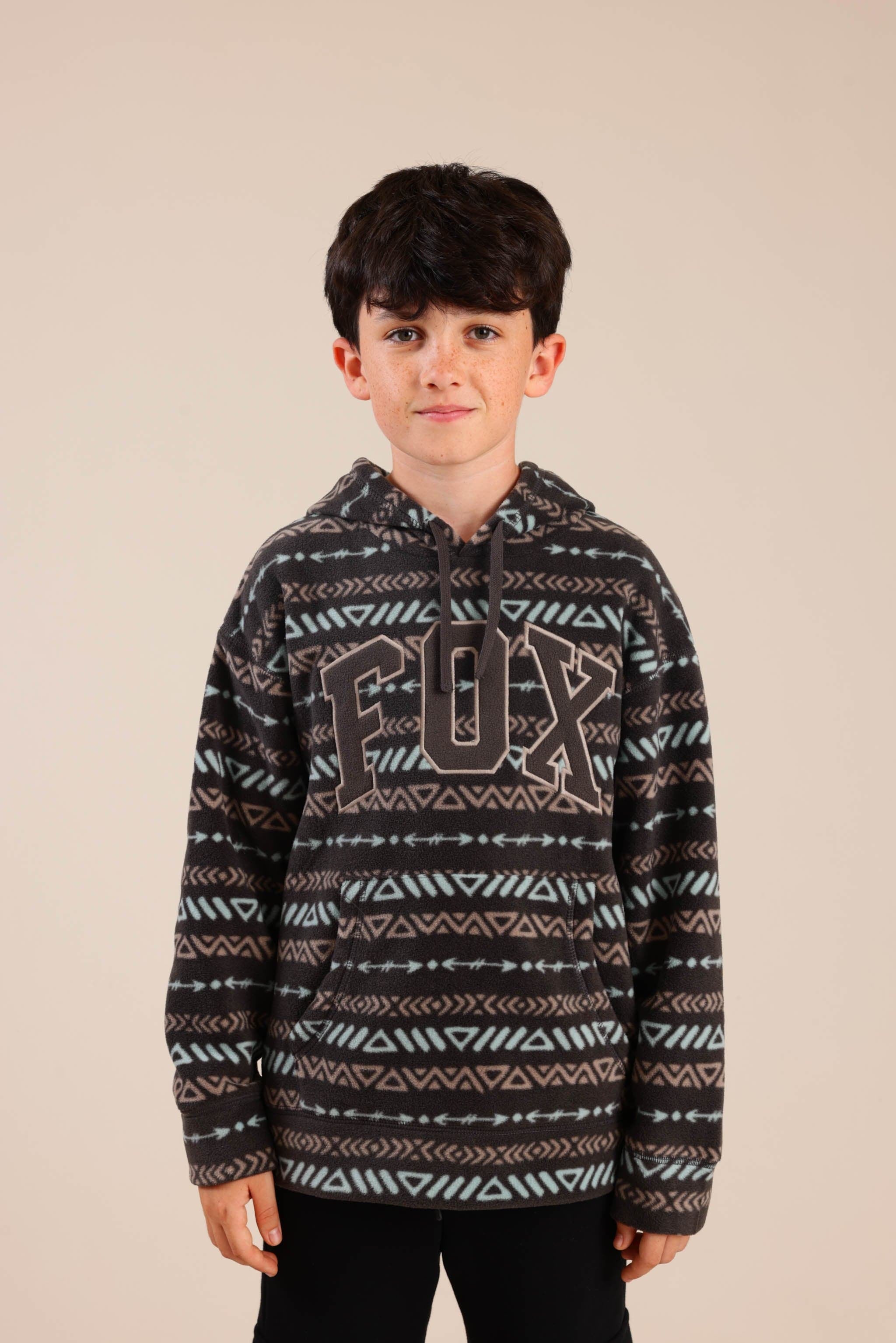 FOX בנים פליזים קפוצ'ון פליז פוקס קפוצ'ון פליז פוקס