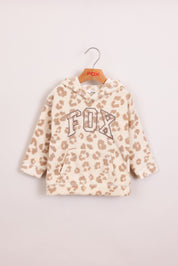 FOX תינוקות בנות פליזים קפוצ'ון פליז פוקס קפוצ'ון פליז פוקס