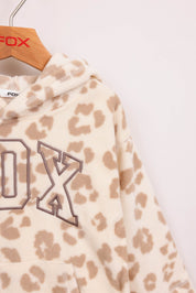 FOX תינוקות בנות פליזים קפוצ'ון פליז פוקס קפוצ'ון פליז פוקס