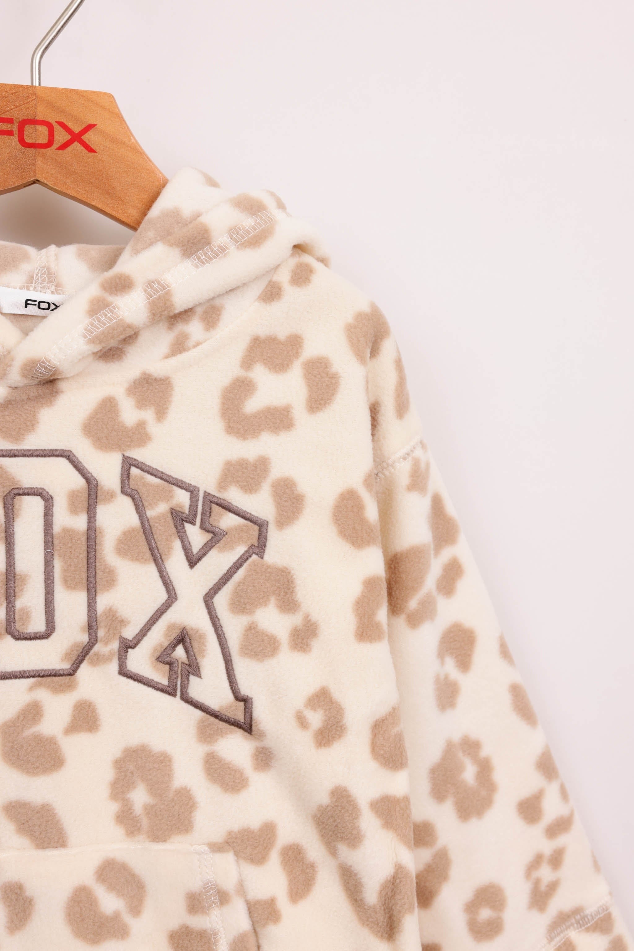 FOX תינוקות בנות פליזים קפוצ'ון פליז פוקס קפוצ'ון פליז פוקס