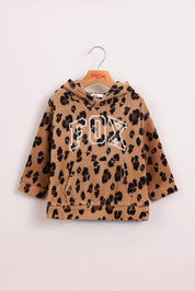 FOX תינוקות בנות פליזים קפוצ'ון פליז פוקס קפוצ'ון פליז פוקס