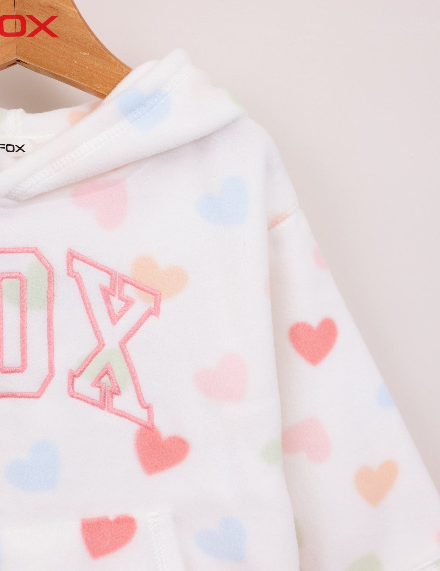 FOX תינוקות בנות פליזים קפוצ'ון פליז פוקס קפוצ'ון פליז פוקס