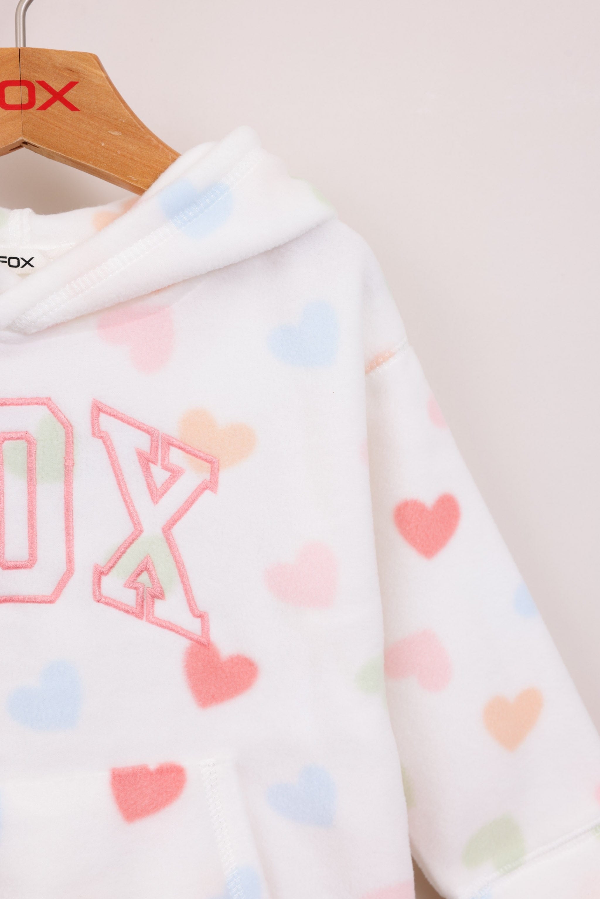 FOX תינוקות בנות פליזים קפוצ'ון פליז פוקס קפוצ'ון פליז פוקס