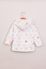 FOX תינוקות בנות פליזים קפוצ'ון פליז פוקס קפוצ'ון פליז פוקס