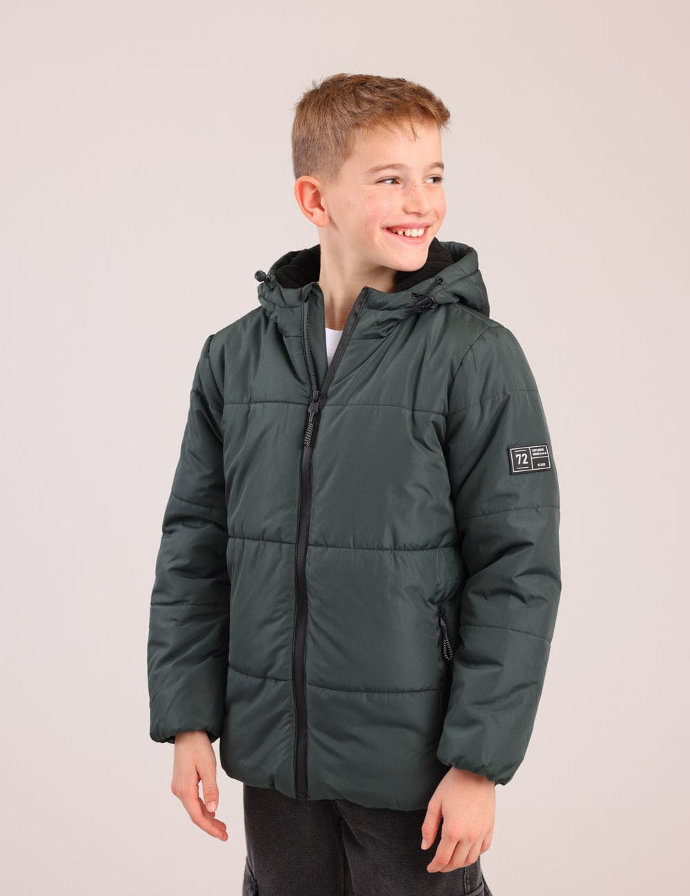 FOX בנים אחר מעיל פוך קפוצ'ון מעיל פוך קפוצ'ון