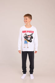 FOX בנים אחר פיג'מה בייסיק ממותגת וואן פיס פיג'מה בייסיק ממותגת וואן פיס