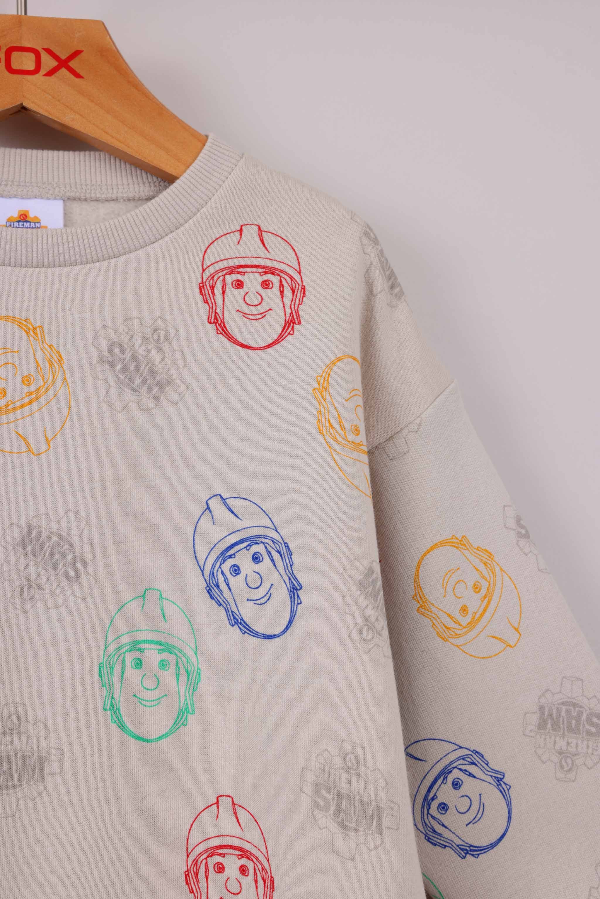 FOX תינוקות בנים אחר פיג'מה פוטר ממותגת סמי הכבאי פיג'מה פוטר ממותגת סמי הכבאי