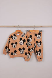 FOX תינוקות בנים אחר פיג'מה פוטר ממותגת מיקי מאוס פיג'מה פוטר ממותגת מיקי מאוס