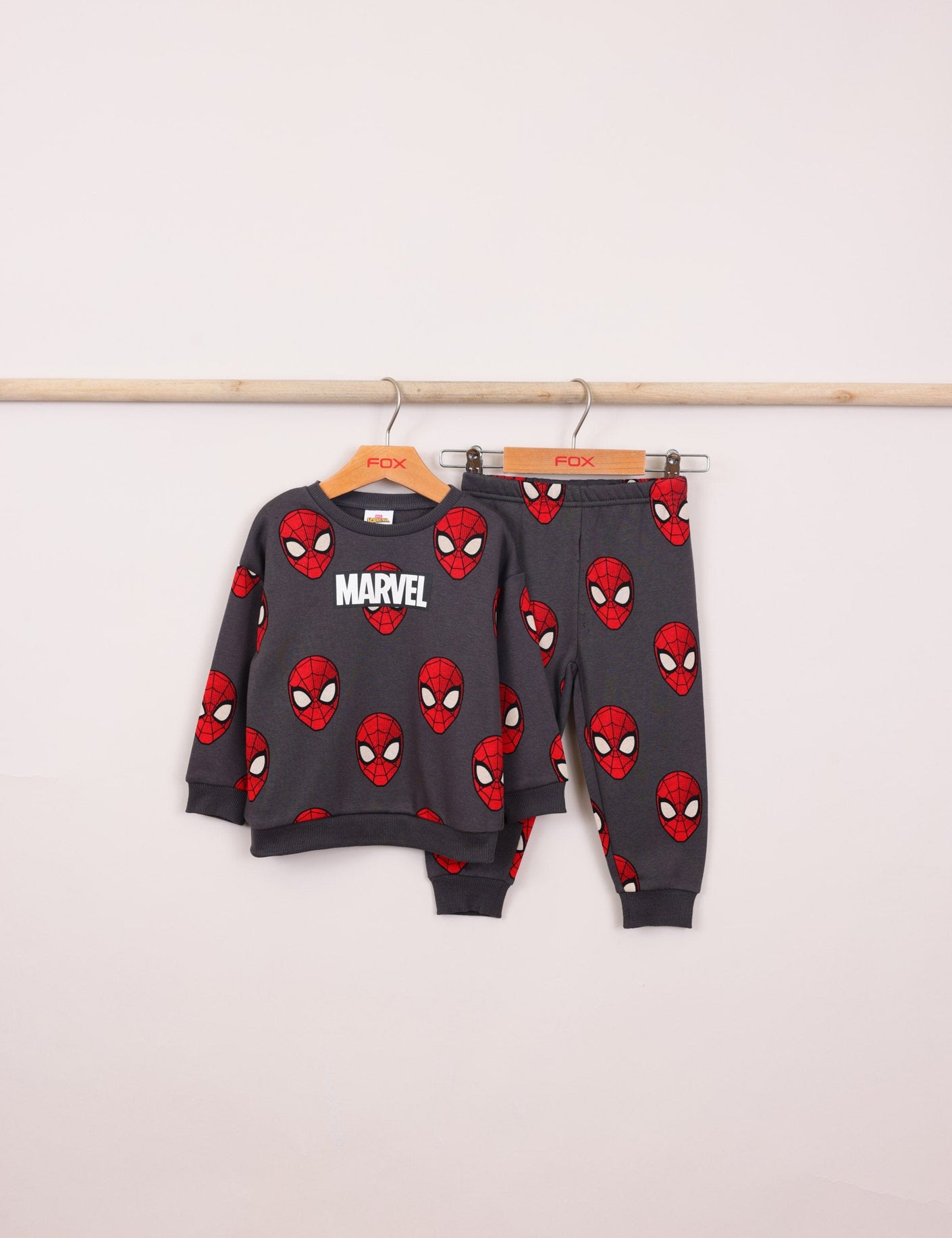 FOX תינוקות בנים אחר פיג'מה פוטר ממותגת מארוול ספיידרמן פיג'מה פוטר ממותגת מארוול ספיידרמן