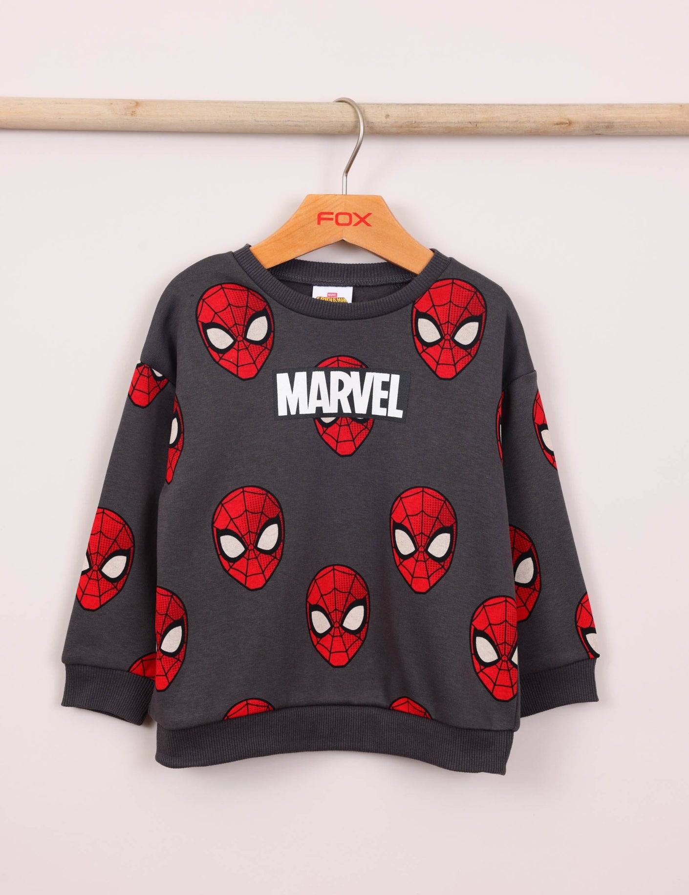 FOX תינוקות בנים אחר פיג'מה פוטר ממותגת מארוול ספיידרמן פיג'מה פוטר ממותגת מארוול ספיידרמן