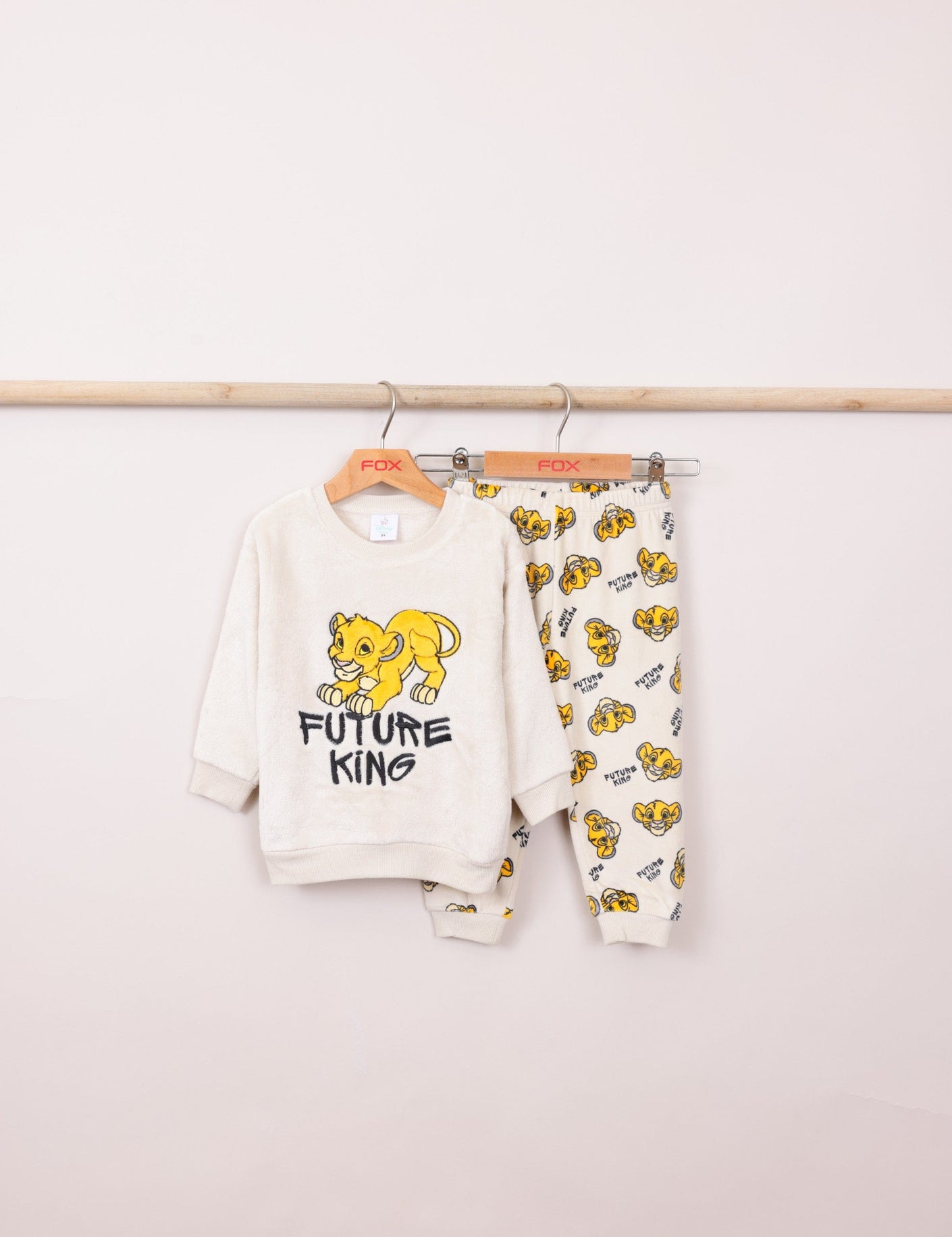 FOX תינוקות בנים אחר פיג'מה ממותגת מלך האריות פיג'מה ממותגת מלך האריות