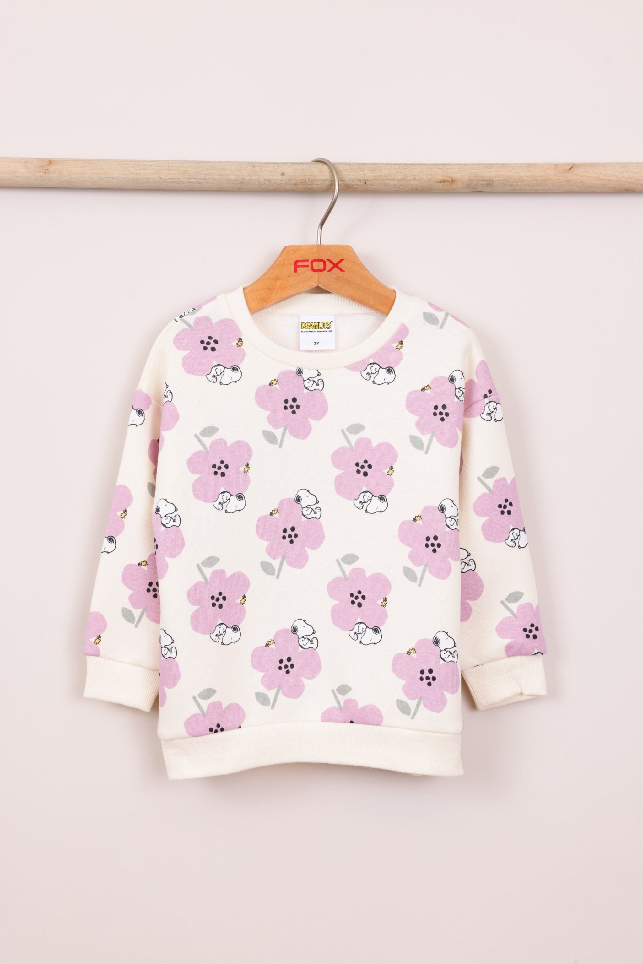 FOX תינוקות בנות אחר פיג'מה פוטר ממותגת סנופי פיג'מה פוטר ממותגת סנופי