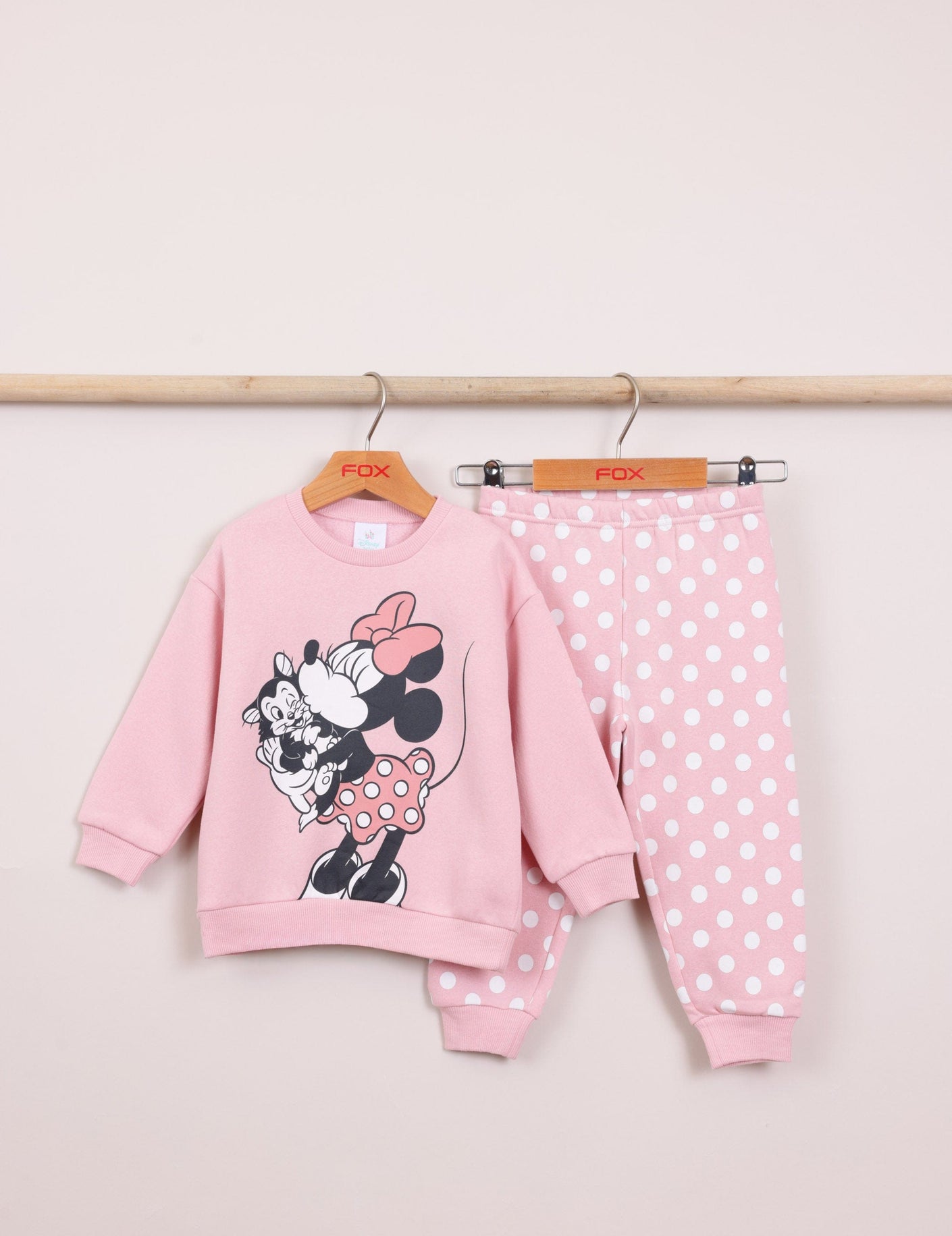 FOX תינוקות בנות אחר פיג'מה פוטר ממותגת מיני מאוס פיג'מה פוטר ממותגת מיני מאוס