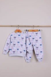 FOX תינוקות בנות אחר פיג'מה פוטר ממותגת סטיץ' פיג'מה פוטר ממותגת סטיץ'