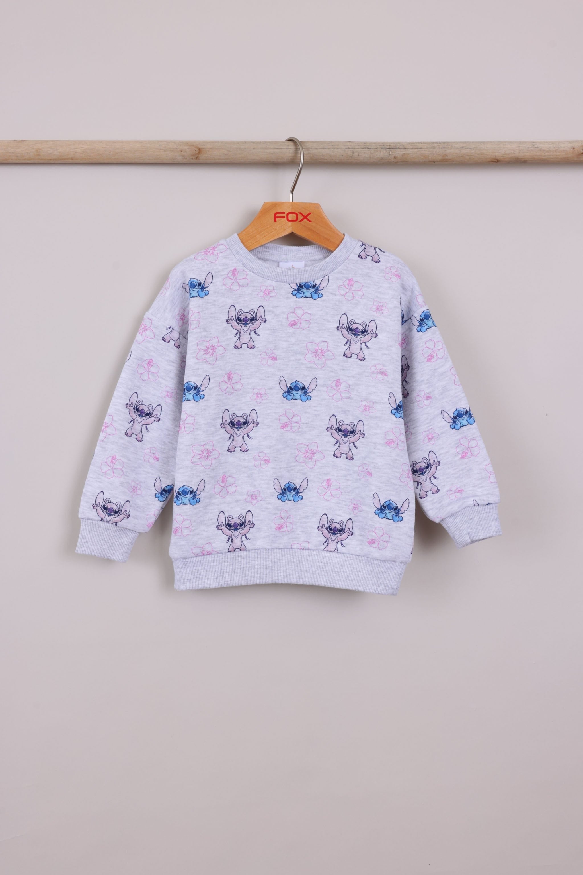 FOX תינוקות בנות אחר פיג'מה פוטר ממותגת סטיץ' פיג'מה פוטר ממותגת סטיץ'