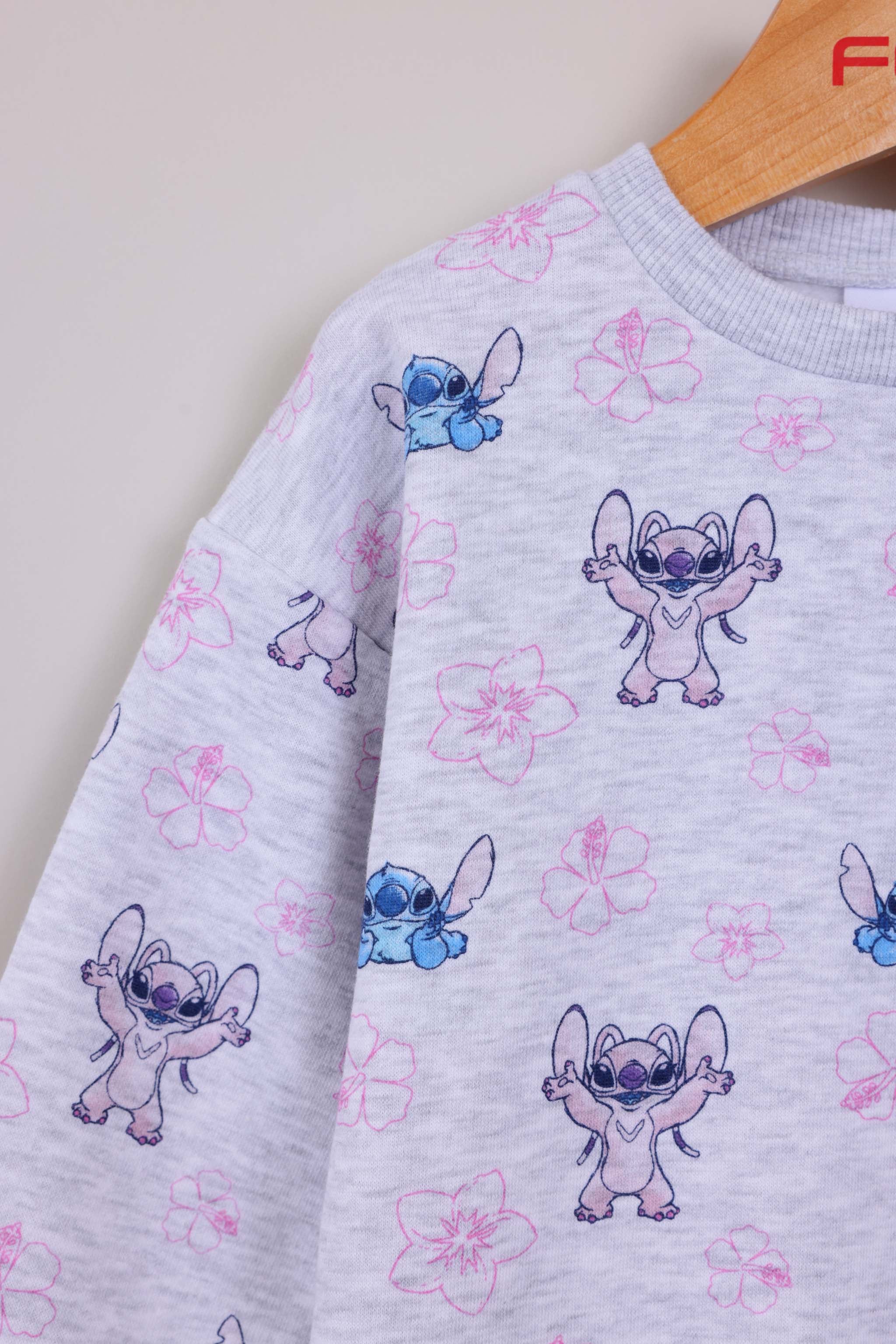 FOX תינוקות בנות אחר פיג'מה פוטר ממותגת סטיץ' פיג'מה פוטר ממותגת סטיץ'